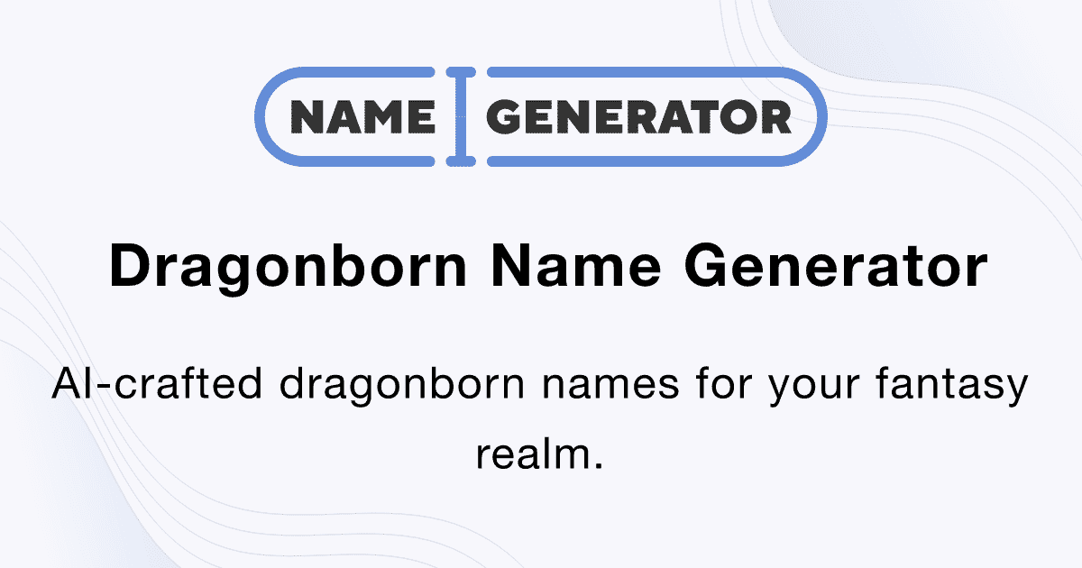 Dragonborn Name Generator Powered by AI
