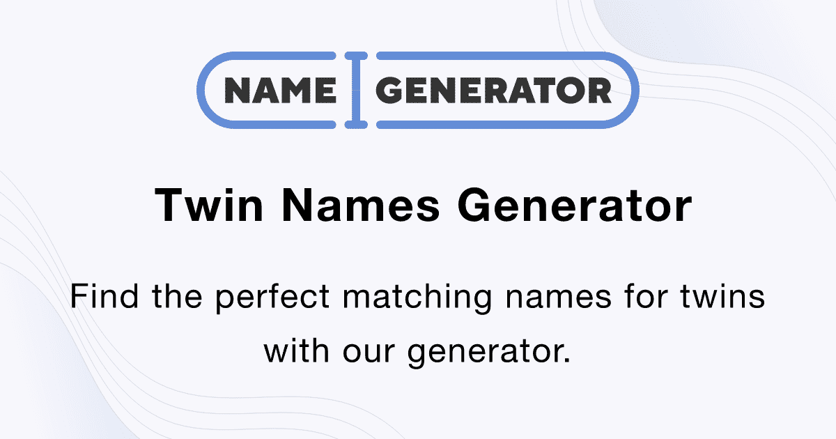 Twin Names Generator